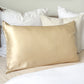 100% Silk Pillow Cases with Cotton Underside