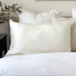 100% Silk Pillow Cases with Cotton Underside