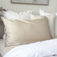100% Silk Pillow Cases with Cotton Underside