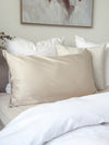 100% Silk Pillow Cases with Cotton Underside