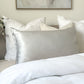 100% Silk Pillow Cases with Cotton Underside